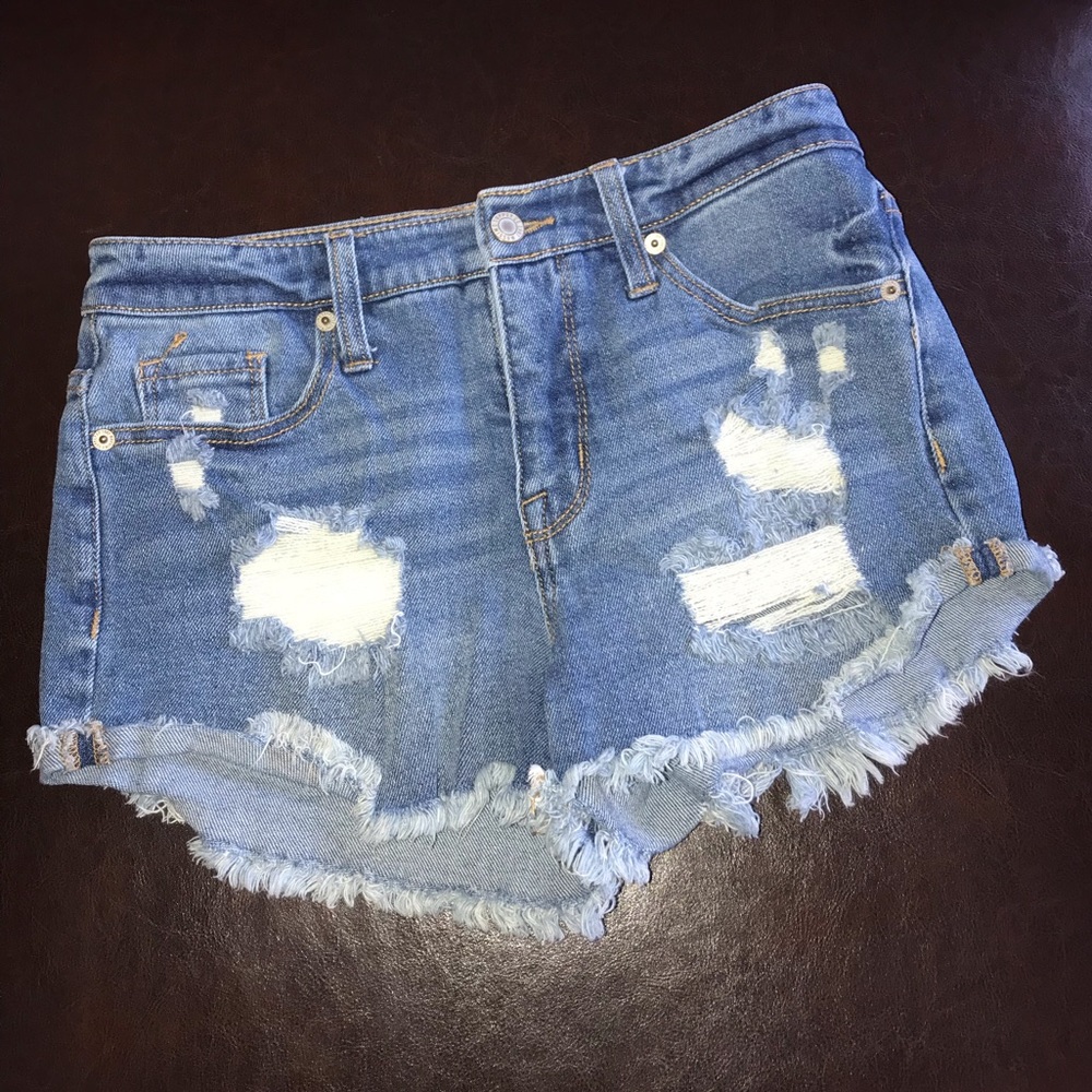 Mossimo Denim High Rise Shorts, Sz 2/26, EUC!